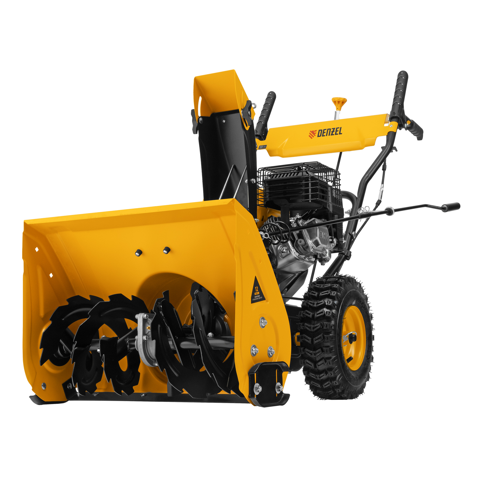 Бензиновая снегоуборочная машина SB 560 LP, 212 cc, электростартер, фара Denzel