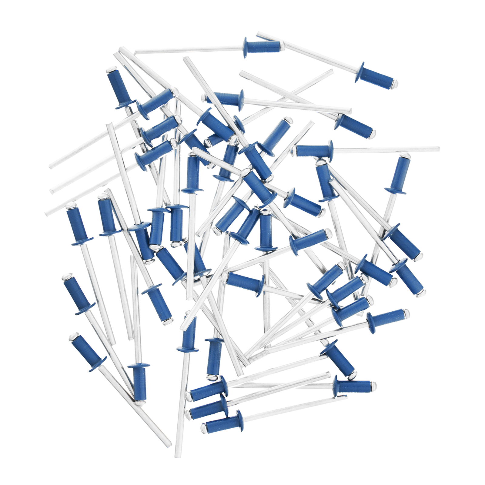Заклепки 4.0 х 10 мм RAL 5005, синие, 50 шт Matrix