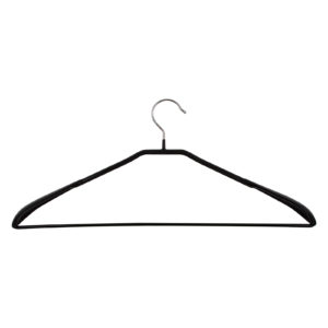Вешалка металлическая для верхней одежды с прорезиненным противоскользящим покрытием 45 см, Home Palisad