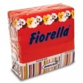 ASTER Салфетки Naturel/Fiorella 24*24см 1слойные красные 75шт 70005/F