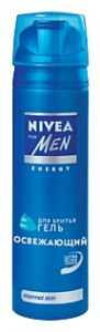 Гель д/бритья.Нивея. 200мл.Освежающий