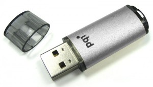 Флеш-диск USB 2Gb PQI U172P Silver