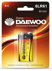 "Э/п Daewoo  Energy 6LR61/6LF22 BL1 (замена на 771682)