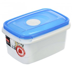 "Емкость д/СВЧ и хранения продуктов Micro top box 0,6л с клапаном, прямоуг, PT1541 Plast team
