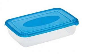 "Емкость д/хранения продуктов Polar 0,9л, прямоуг, PT1671 Plast team