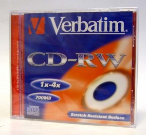 К/д Verbatim CD-RW80/700MB  4x Jewel