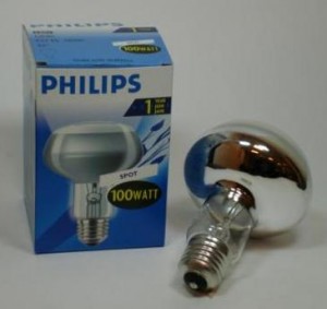 "Philips R80 E27 100W зеркальная матовая Spotline (-)