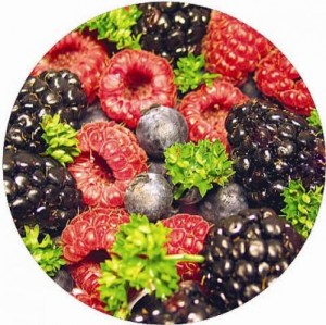 Крышки винтовые D=82мм, "Ягоды", 10шт/уп, цена за шт, Komfi
