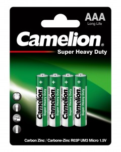 Э/п Camelion HEAVY DUTY Green R03/286  BL4