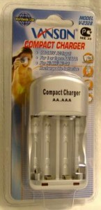 "З/у Vanson V-2328 R03/R6*1-2 (ток 230mA)