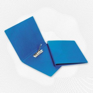 Папка с зажимом BANTEX 3301-01 синяя Дания-Россия 3026