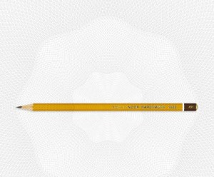 Карандаш чернографитовый KOH-I-NOOR 1500/4H Чехия 41785
