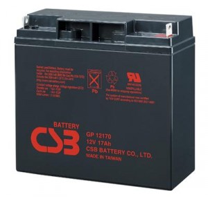 Ак-р 12V 17Ah CSB 12170 B1/B3 181x76x167