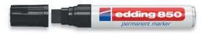 Маркер перманент EDDING E-850/1 клиновидный наконечник 5-16мм черн. 49968