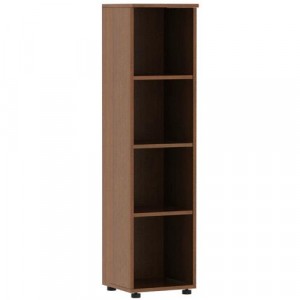 Этюд Шкаф-колонка открытый С14.8 (998) орех (уп.8) 1588х384х 45575