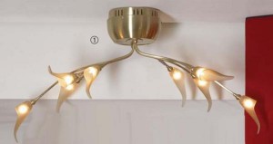 "LUSSOLE  LSA-0493-08 RONCOBELLO золото матовое желтый 12*20W G4