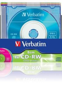 К/д Verbatim CD-RW 8cm 4x Slim