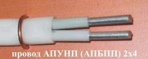 рПровод АПУНП/АПБПП/АВВГ-Т 2х4 бытовой алюмин. дв. изол. ПВХ 250В