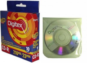 К/д Digitex CD-R 8cm 24x Пл.Конверт