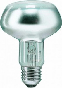 Refl NR80 60Вт Е27-лампа накал. зеркальная 25° PHILIPS