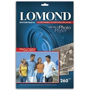 1103130/1103103 Lоmond Premium А3 (суперглянц) 260г/м2 (20л) (23 шт/к)