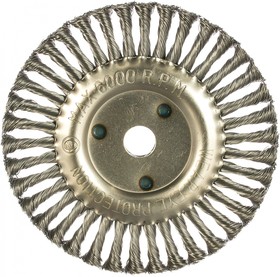 Щетка-крацовка дисковая, 200 мм, 22.2 мм Hobbi