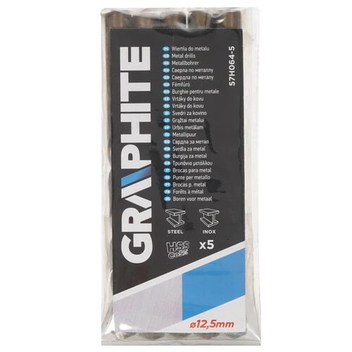 Сверла по металлу (5 шт; 11.5 мм; HSS-Co) GRAPHITE