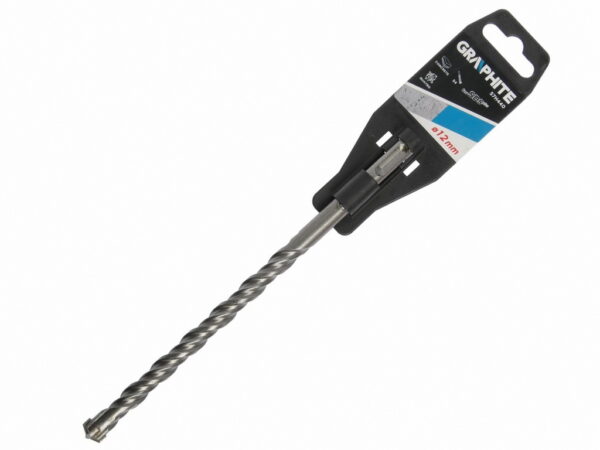 Бур по бетону SDS Plus 12x210 мм S4 quatro GRAPHITE