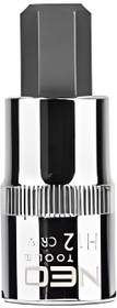 Neo 08-755Головки сменные с насадкой torx 1/2", T45 X 55 ММ