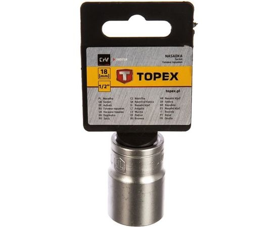 Головка сменная шестигранная (1/2"; 18 мм) TOPEX