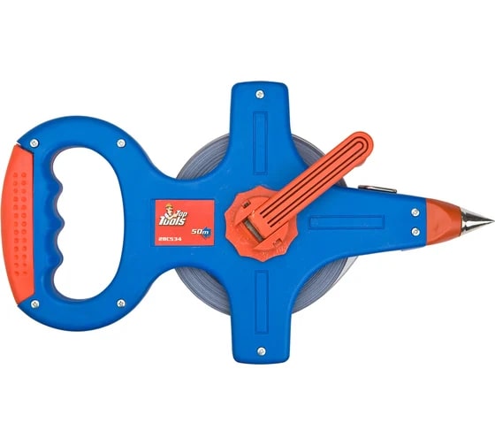 Рулетка геодезическая 50 м. Top tools стальная в открытом корпусе